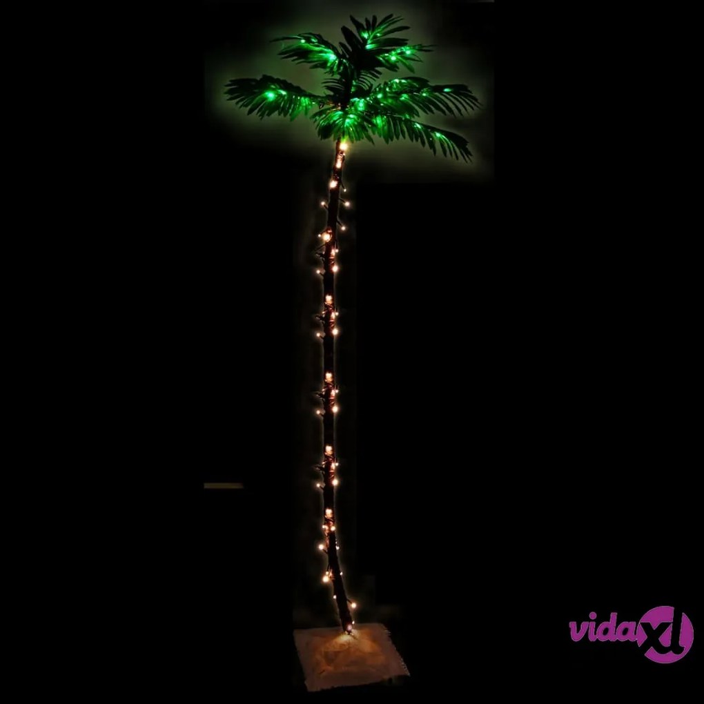 vidaXL Palma con LED Bianco Caldo 252 LED 400 cm