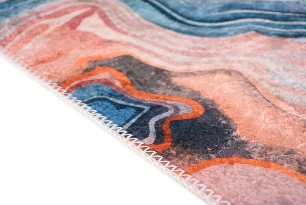 Tappeto blu e rosa lavabile 60x100 cm Colors of Joy – Vitaus