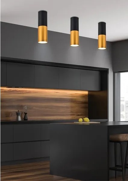 Plafoniera TUBA 1xGU10/15W/230V