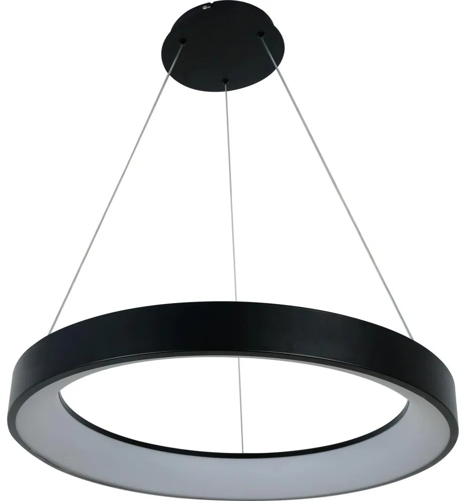 Brilagi - Lampadario LED dimmerabile a cavo FALCON II LED/99W/230V Ø 60 cm nero + telecomando
