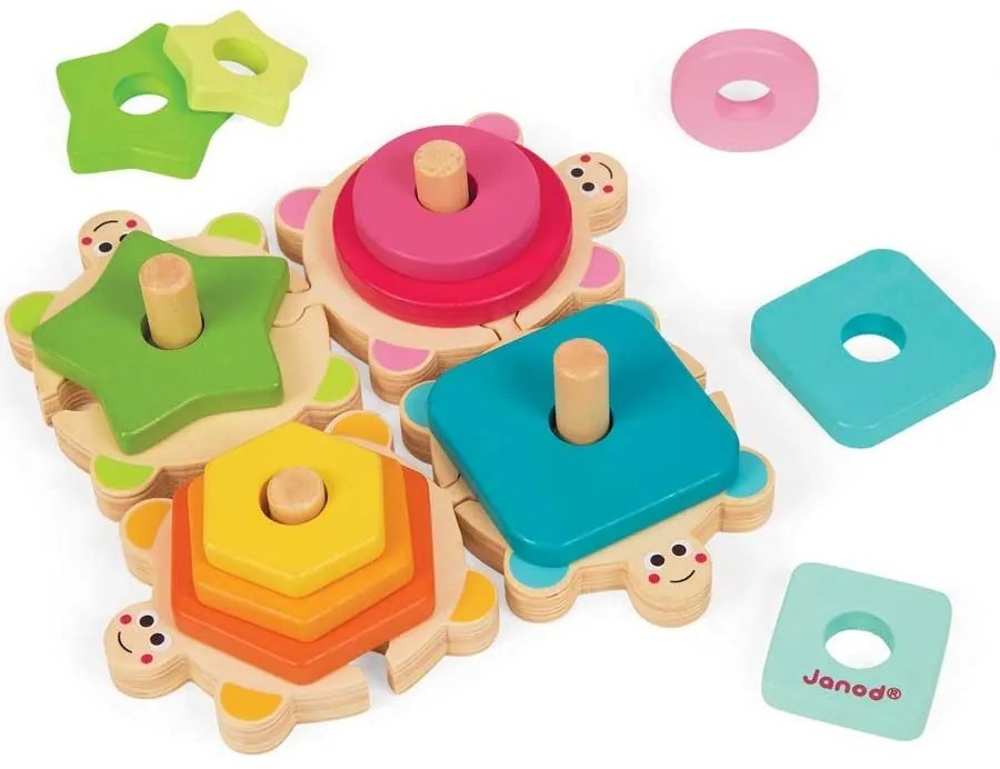 Tartarughe Impilabili I Wood - legno