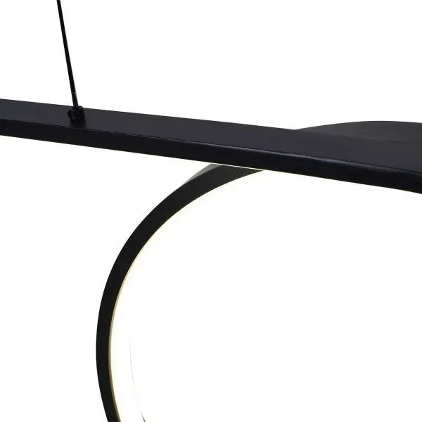 Lampadario LED sospeso su cavo ODETTA LED/42W/230V 4000K nero