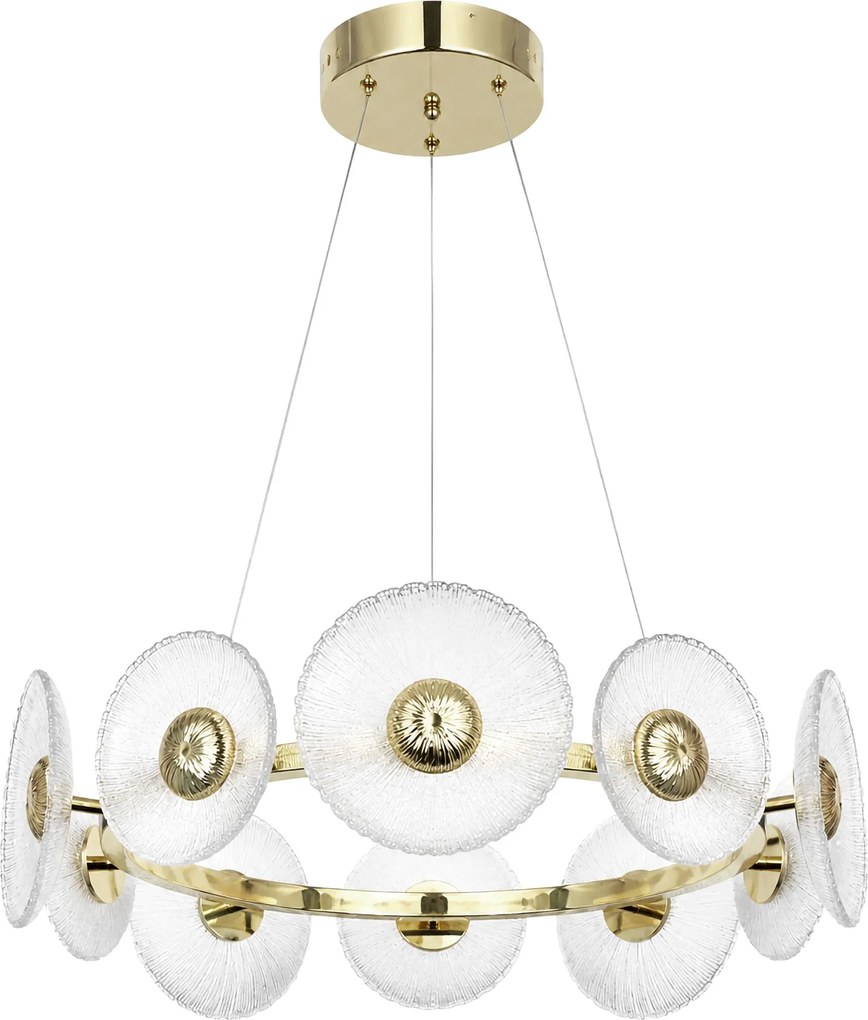 LAMPADA A SOSPENSIONE DA SOFFITTO SWE071-CP 60cm GOLD