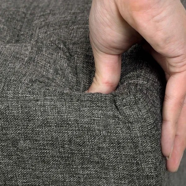 Pouf SULTAN 38x40 cm grigio scuro