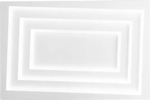 Plafoniera LED LED-HYPNOTIC-PL60X40 bianco IP20 cct da bianco caldo a bianco freddo con regolazione di temperatura LUCE AMBIENTE DESIGN