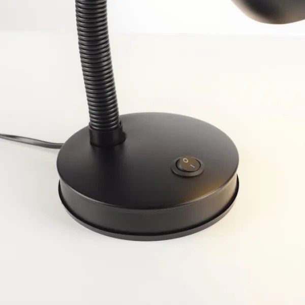 JUST LIGHT. 11080-18 - Lampada da tavolo flessibile FLEXI 1xE27/25W/230V nera