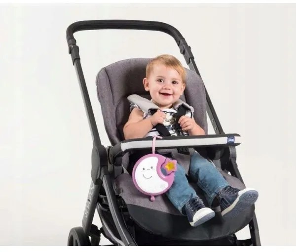 Chicco - Lettino mobile con melodia 3in1 NEXT2DREAMS 3xAA rosa