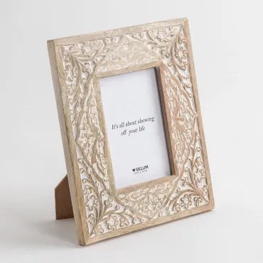 Cornice portafoto in legno di mango Sendy 20 X 25 cm - Sklum