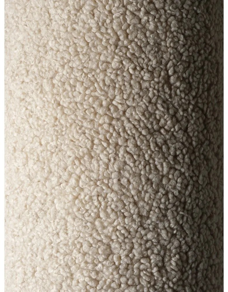 Poltrona per bambini marrone chiaro con rivestimento in bouclé Moon – Wigiwama