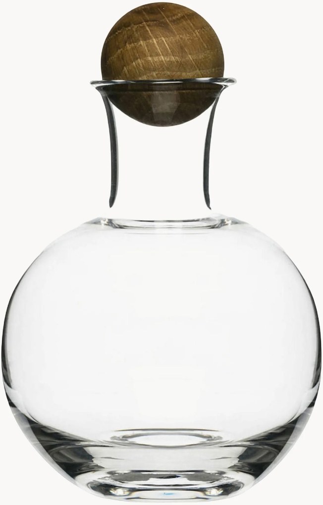 Set portaspezie in vetro soffiato con tappo in legno Eden 2 pz