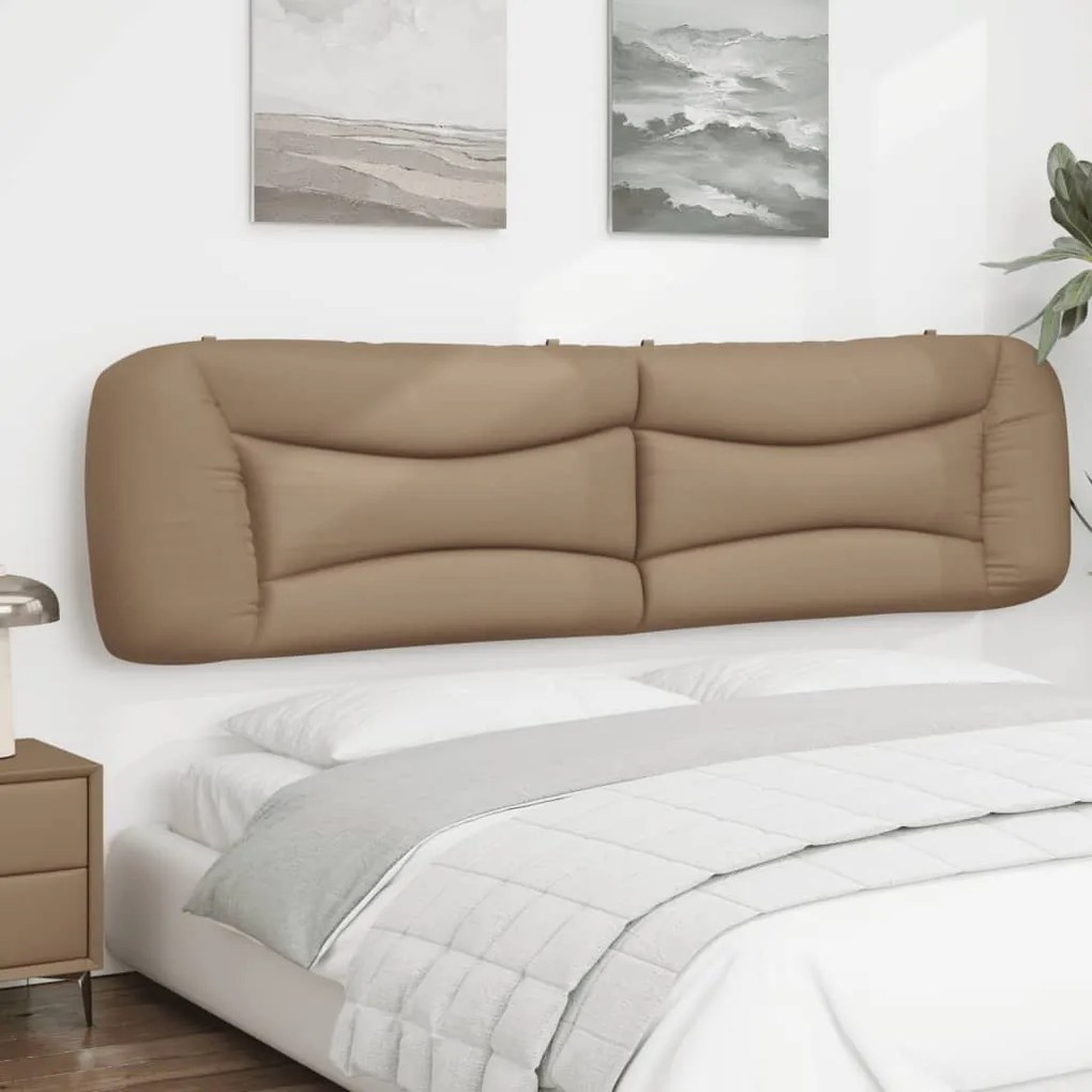 Cuscino testiera cappuccino 200 cm in similpelle
