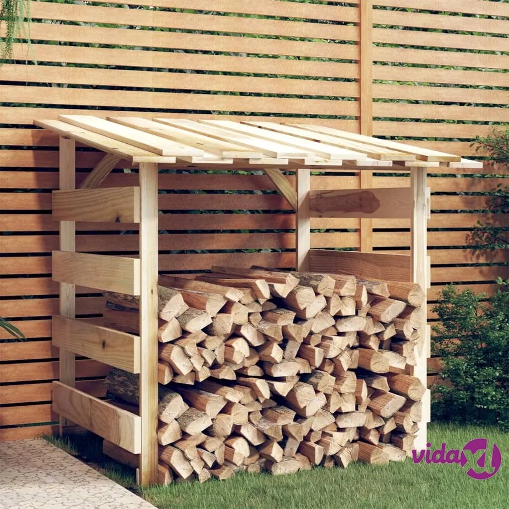 vidaXL Pergola con Tetto 100x90x100 cm in Legno di Pino Impregnato