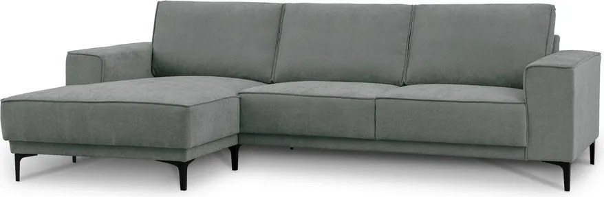 Divano angolare in grigio scuro (con penisola a sinistra) Copenhagen – Scandic