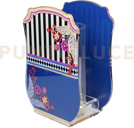 Vaso bucarest piccolo disegno deva in cristallo acrilico decorato e...