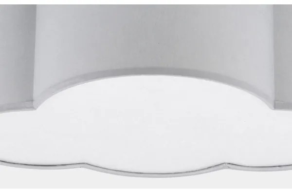 Plafoniera per bambini CLOUD MINI 2xE27/15W/230V grigio