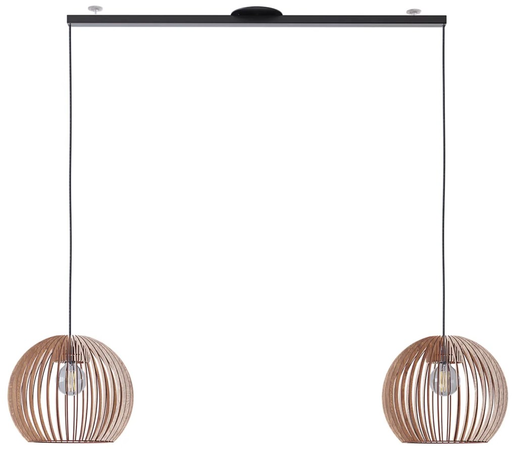 Lightswing® Twin - Nero opaco 110 cm - Per una o due luci a sospensione