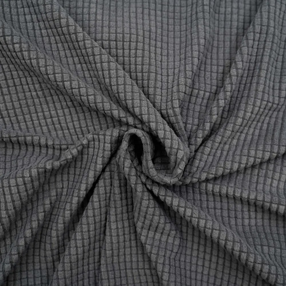 Copridivano color antracite con rivestimento elastico per divano a 3 posti Sacha – douceur d'intérieur