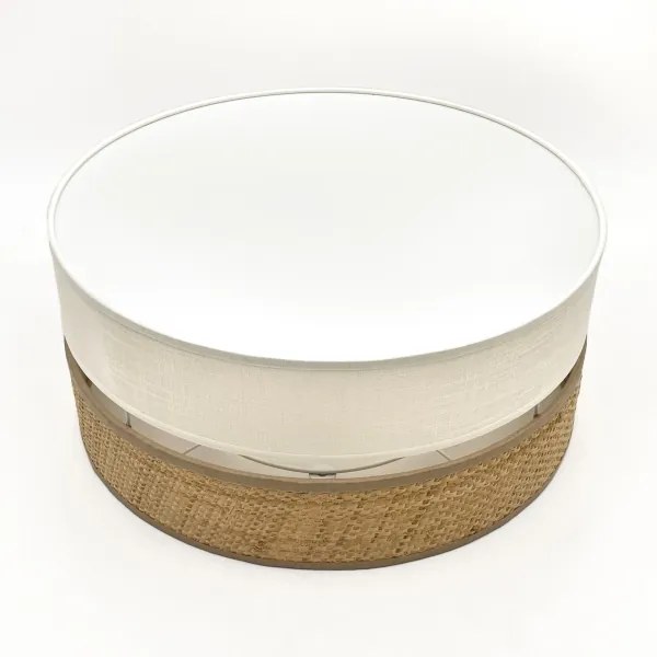 Plafoniera LED SIRJA BOHO LED/20W/230V Ø 35 cm beige/crema