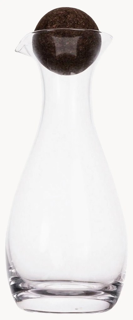 Dispenser aceto e olio in vetro soffiato Nature, Set di 2