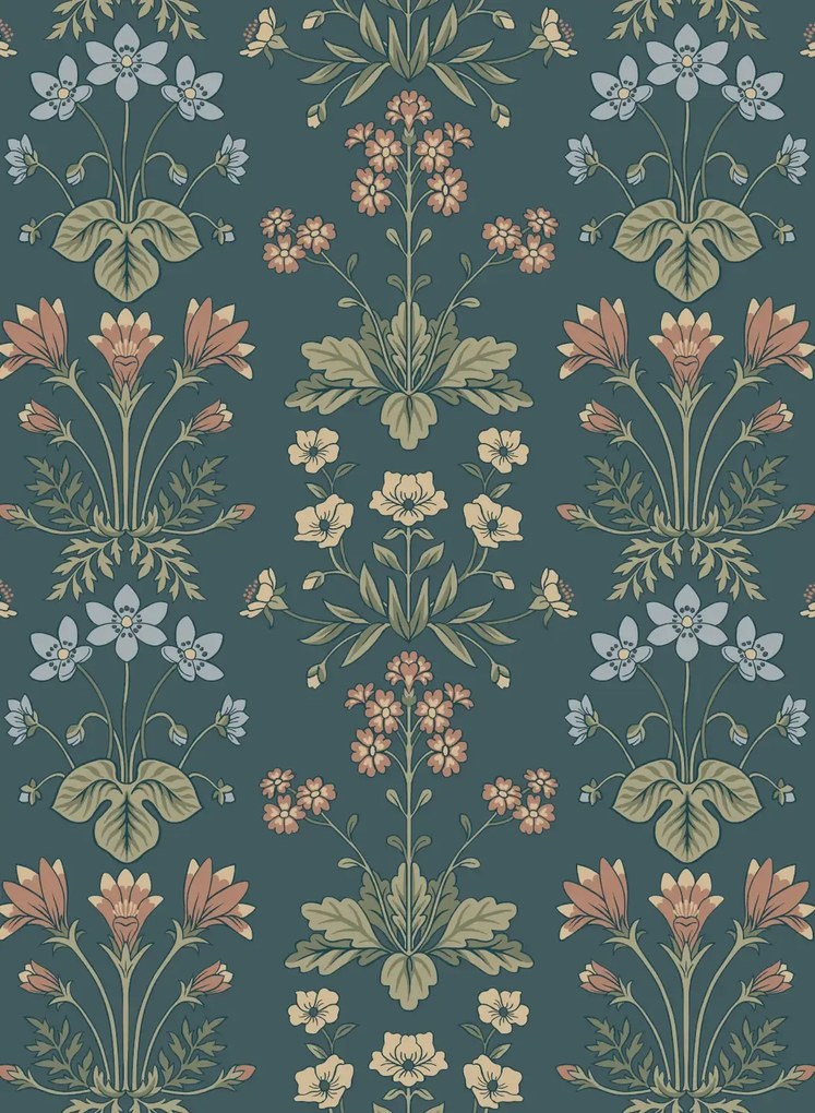 Sandberg Carta da parati Maj - Midnight & Blue
