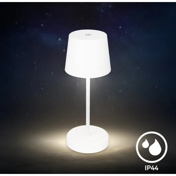 Briloner 7423016 - Lampada da tavolo LED dimmerabile ricaricabile 2,6W 5V IP44 b