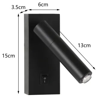 Brilagi - Luce Spot da parete LED dimmerabile MAYA 1xG9/4W/230V nero