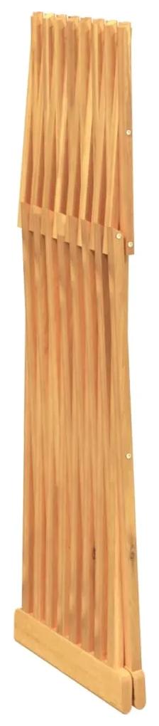Sgabello pieghevole 40x32,5x70 cm in legno massello di teak
