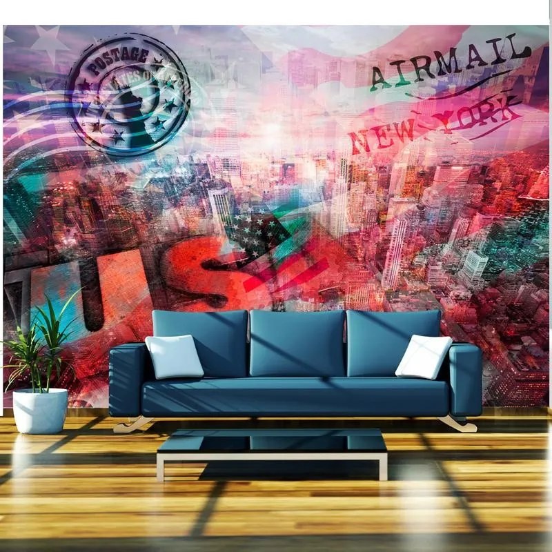 Fotomurale  NYC  tema patriottico  Larghezza x Altezza Home decor 100x70