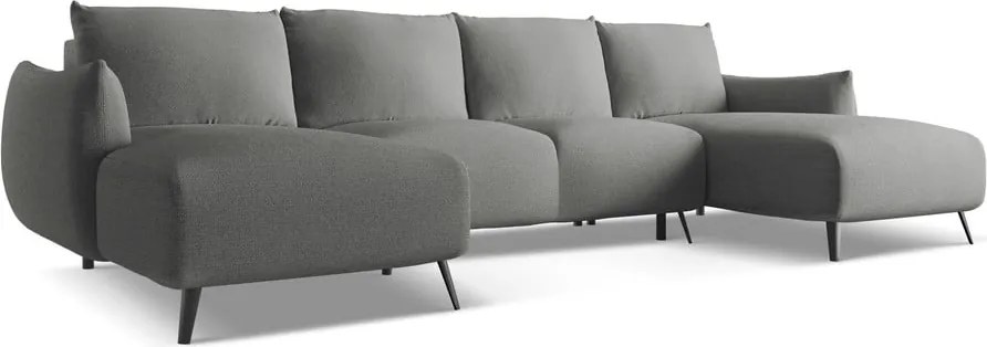 Divano angolare grigio chiaro Malie – Makamii