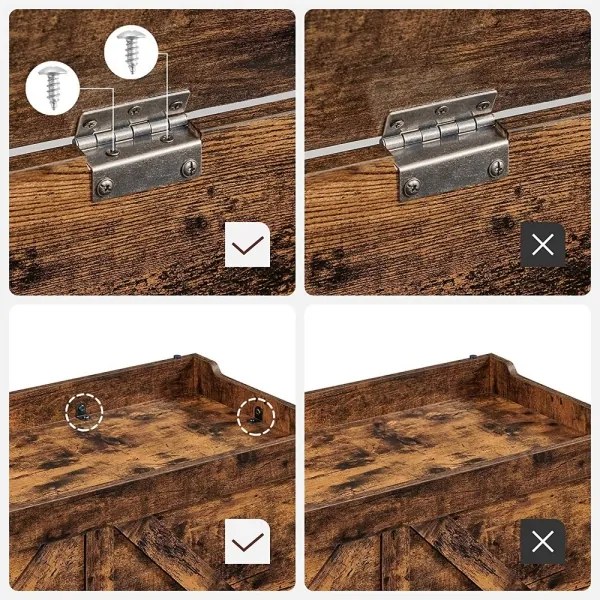 Cassapanca TOVIAN marrone