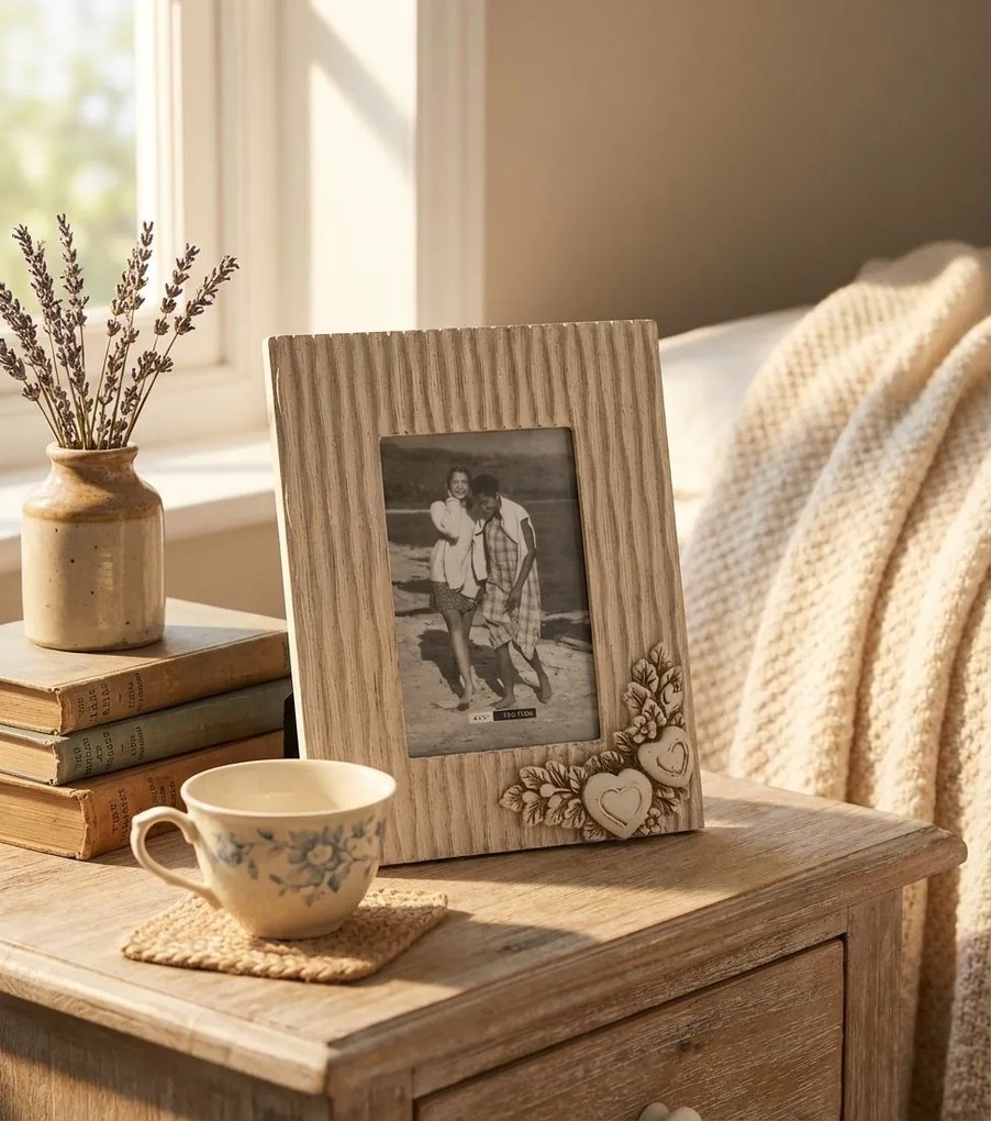 portafoto shabby chic cm 17,5 x 2,5 x 22,5 h