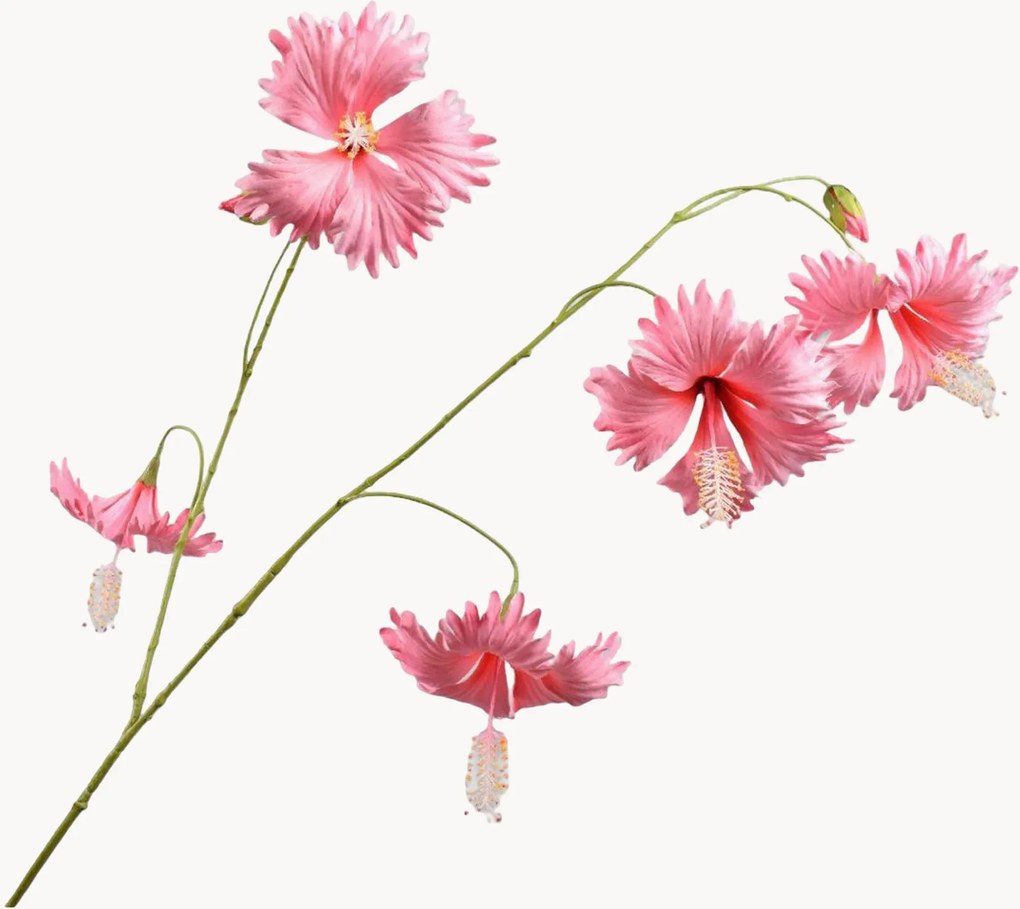 Set di 2 fiori artificiali Hibiscus