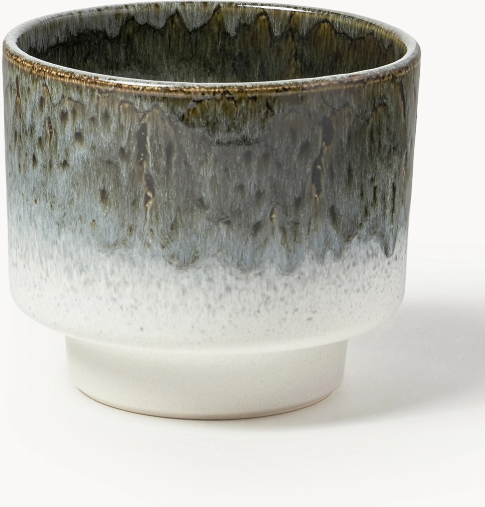 Portavaso smaltato Solis, alt. 13 cm