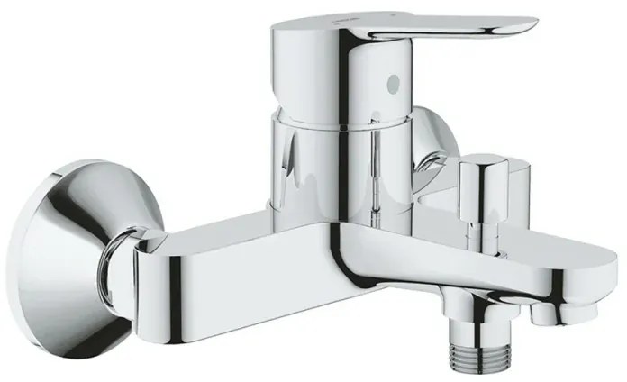 Miscelatore vasca e doccia GROHE BauEdge in ottone cromato