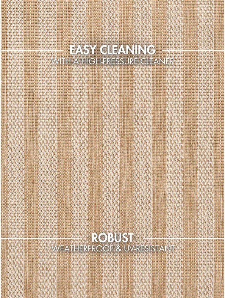 Tappeto da interno/esterno color crema/di colore naturale 200x300 cm Haringey Linley – Ted Baker