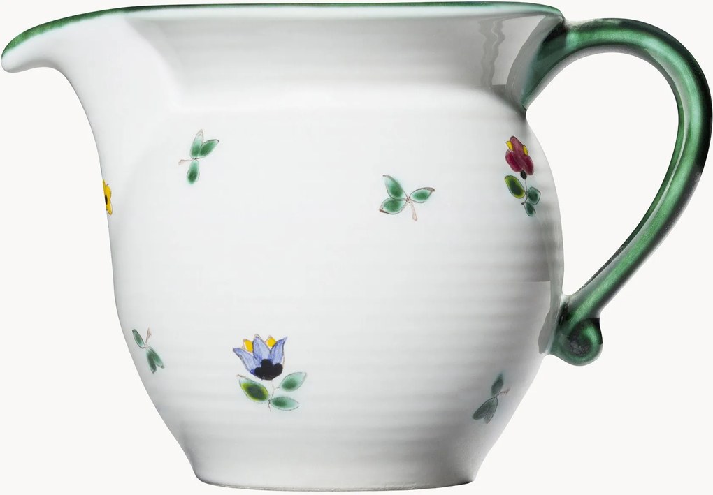 Brocca latte fatta a mano Streublumen