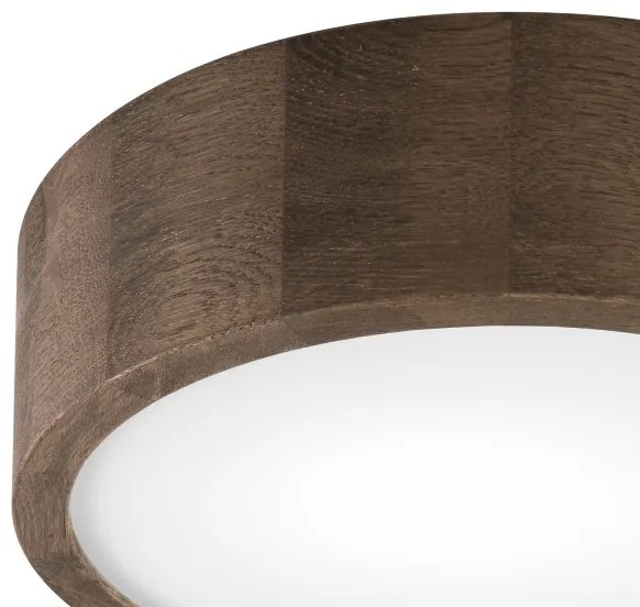 Brilagi - Lampada LED da soffitto CARVALHO 1xE27/60W/230V noce 27 cm