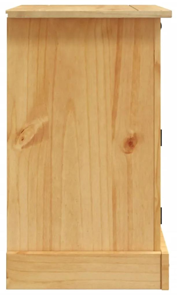 Comodino in legno di pino messicano corona range 53x39x66 cm