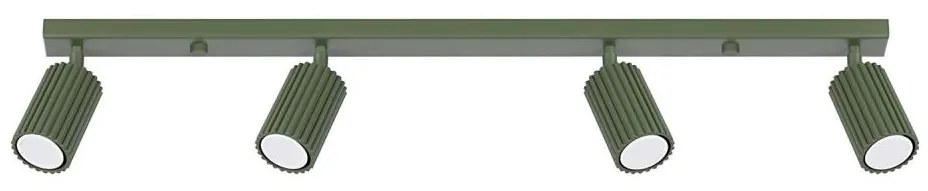 Sollux SL.1622 - Faretto KARBON 4xGU10/10W/230V verde