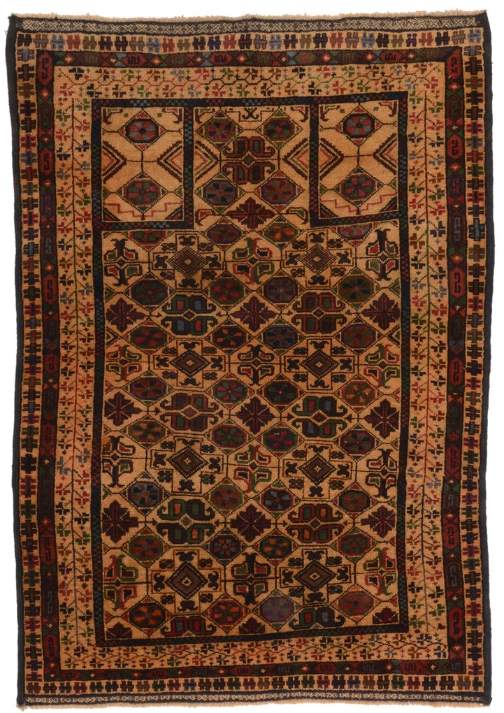 Beluch Tappeto 90 x 130 (Afghanistan) Annodato A Mano