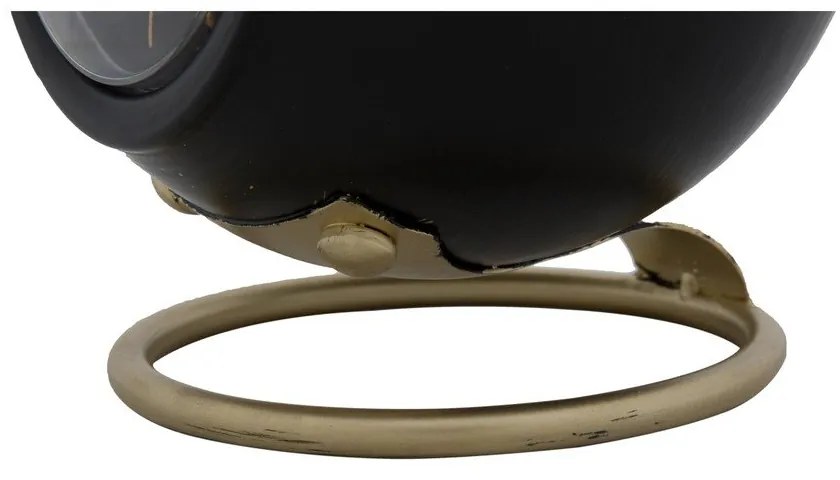 Orologio da tavolo nero a sfera - Mauro Ferretti