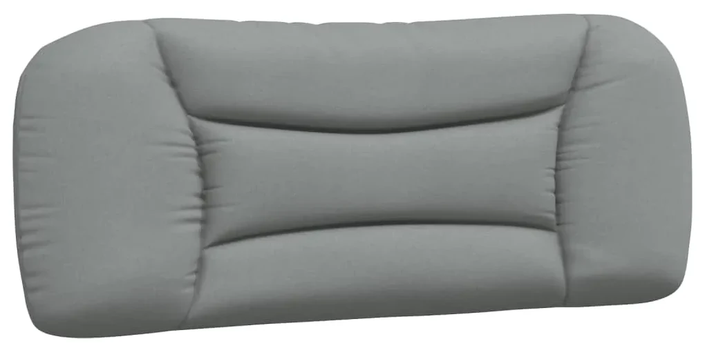 Cuscino testiera grigio chiaro 100 cm in tessuto