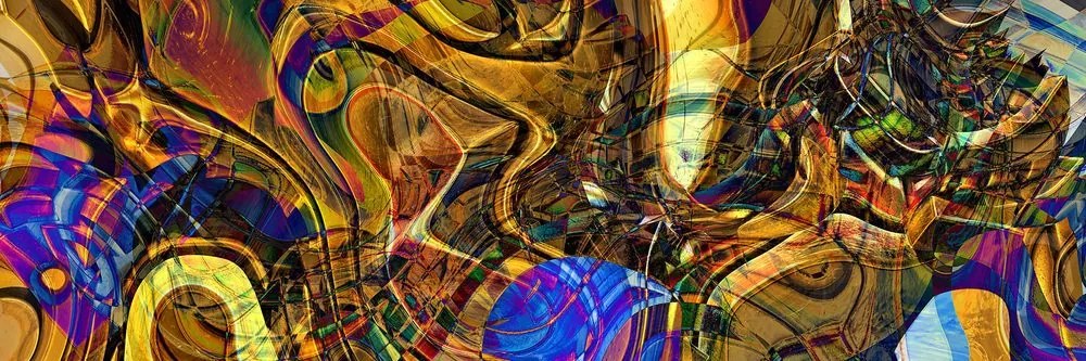 Quadro su tela – Arte piena di astrattismo