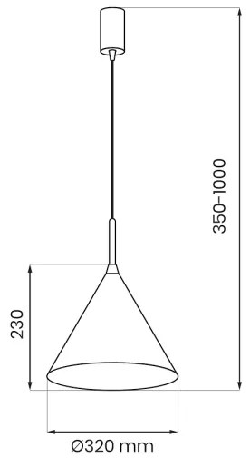 Lampadario a sospensione con cavo CAPITAL 1xGX53/15W/230V Ø 32 cm bianco
