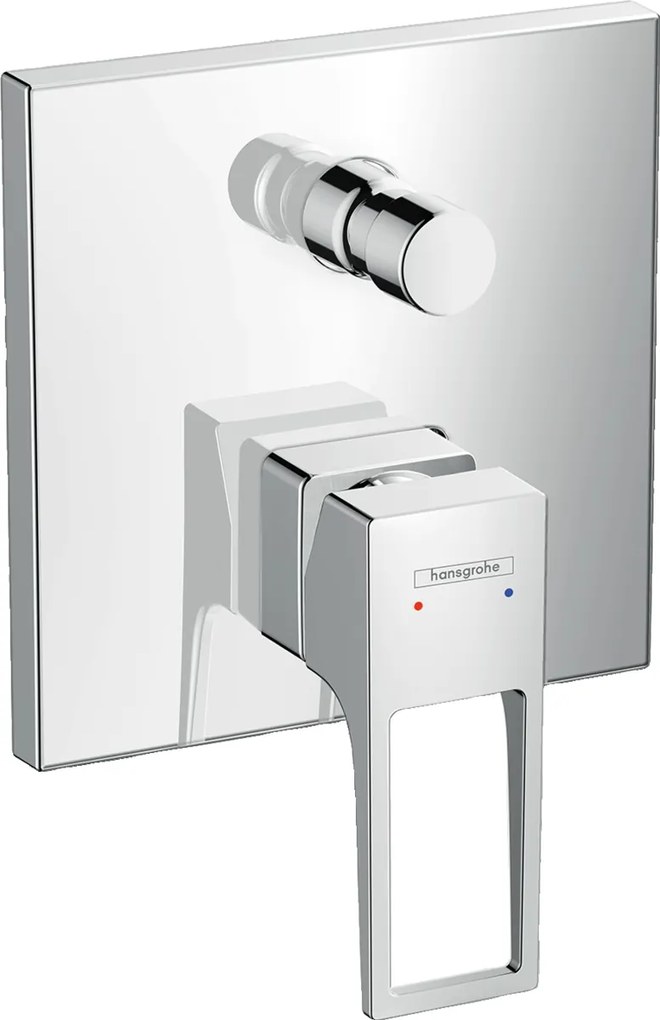 Miscelatore monocomando doccia a muro con deviatore senza parte incasso Cromo hansgrohe Metropol 74545000