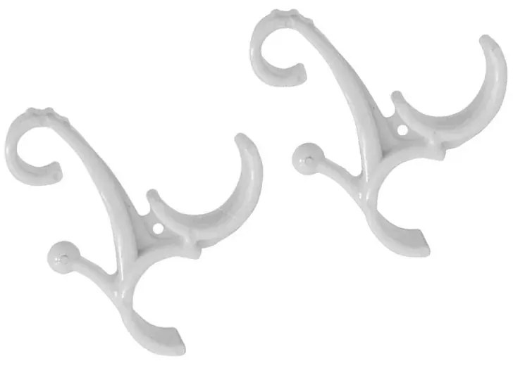 Appendini per termoarredo bianco in set 2 pezzi