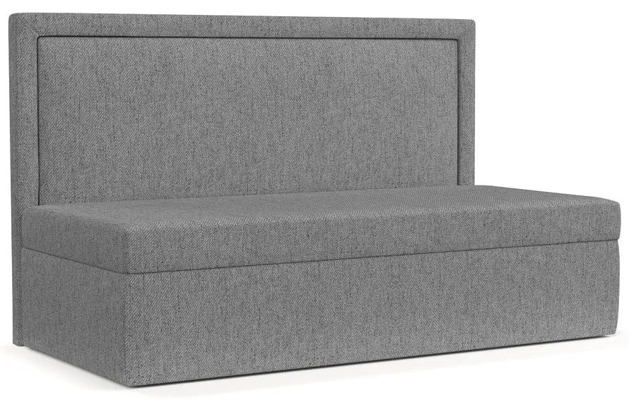 Letto singolo imbottito grigio 80x200 cm Scala - Maison de Rêve