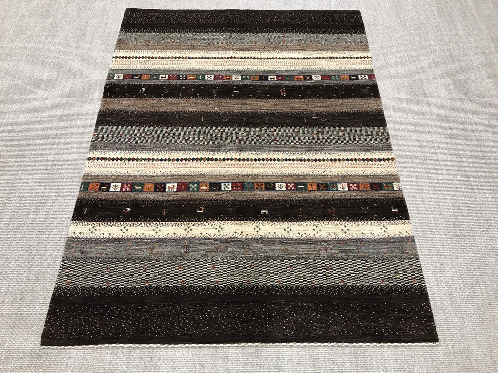 Gashguli Tappeto persiano 150x200 Grigio (Iran) Annodato A Mano