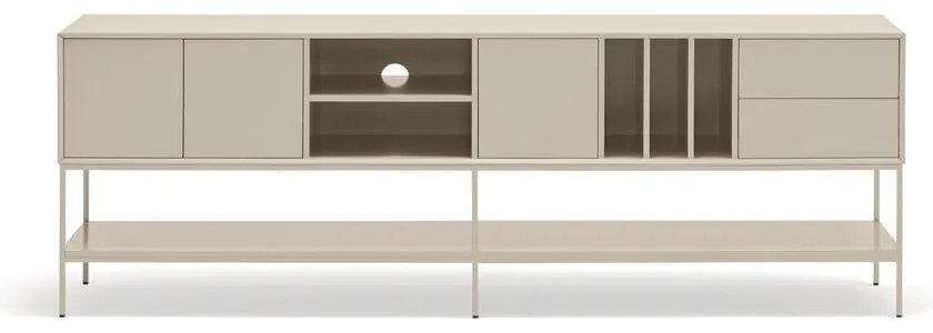 Mobile TV color crema 220x74x45 cm Platt – Teulat