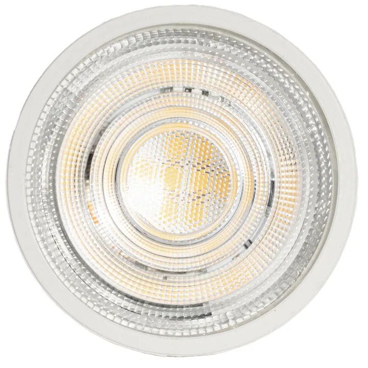 Set di 5 lampadine LED GU10 50mm trasparenti 7,5W 800 lm 3000K